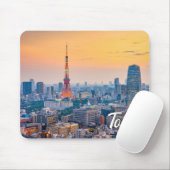 Tapis De Souris Coucher de soleil sur Tokyo, Japon (Avec souris)