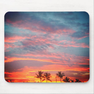 Tapis De Souris Coucher de soleil tropical