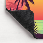 Tapis De Souris Coucher de soleil tropical (Coin)
