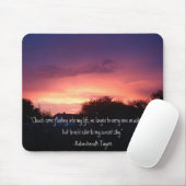 Tapis De Souris Coucher du soleil (Avec souris)