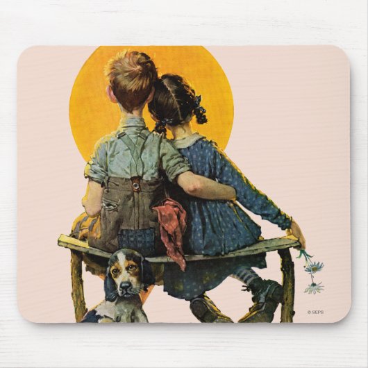 Tapis De Souris Coucher du soleil (Devant)