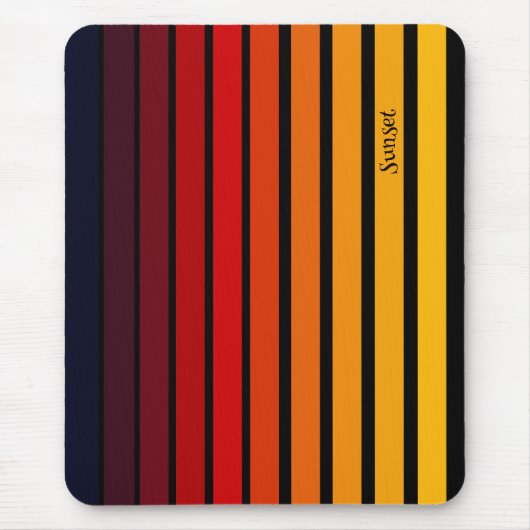 Tapis De Souris Coucher du soleil (Devant)