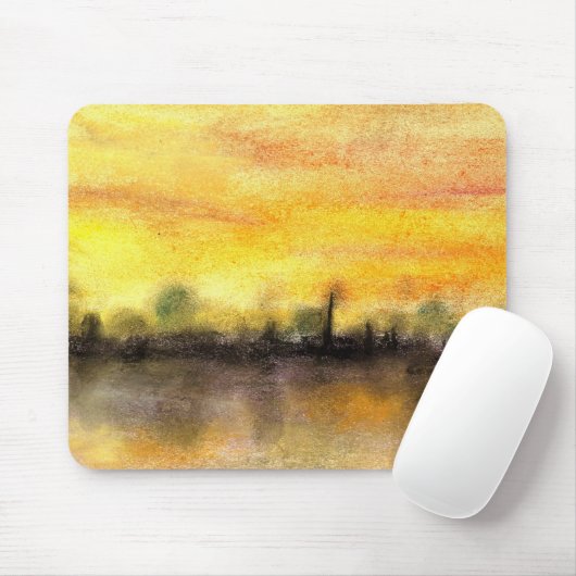 Tapis De Souris Coucher du soleil (Avec souris)