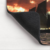 Tapis De Souris Coucher du soleil (Coin)