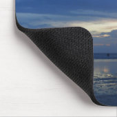 Tapis De Souris Coucher du soleil bleu (Coin)