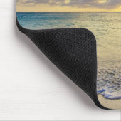 Tapis De Souris Coucher du soleil d'Aruba au-dessus de mer mobile (Coin)