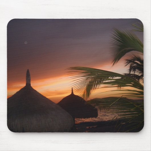 Tapis De Souris Coucher du soleil de beauté Mousepad (Devant)