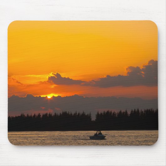 Tapis De Souris Coucher du soleil de dissimulation Mousepad (Devant)