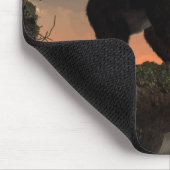 Tapis De Souris Coucher du soleil de gorille (Coin)