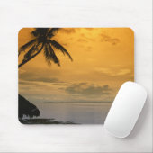 Tapis De Souris Coucher du soleil de plage (Avec souris)