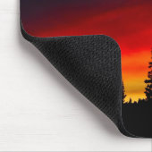Tapis De Souris Coucher du soleil de Yellowstone (Coin)