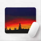 Tapis De Souris Coucher du soleil de Yellowstone (Avec souris)