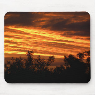 Tapis De Souris Coucher du soleil d'été à Canberra