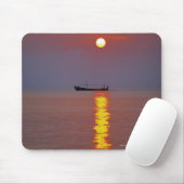 Tapis De Souris Coucher du soleil et mer 2 (Avec souris)