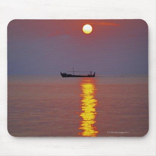Tapis De Souris Coucher du soleil et mer 2 (Devant)