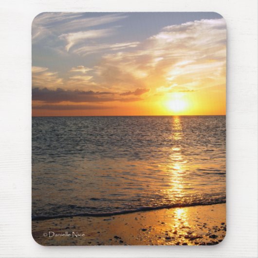 Tapis De Souris Coucher du soleil Mousepad d'août (Devant)