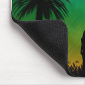 Tapis De Souris Coucher du soleil Mousepad de palmier (Coin)