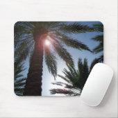 Tapis De Souris Coucher du soleil Mousepad de palmier de Los (Avec souris)