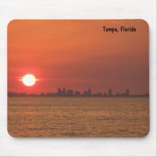 Tapis De Souris Coucher du soleil Mousepad de Tampa, la Floride