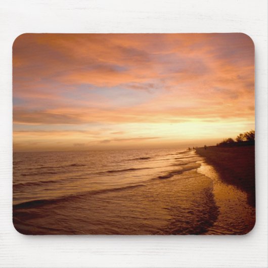 Tapis De Souris Coucher du soleil Mousepad d'île de Sanibel (Devant)