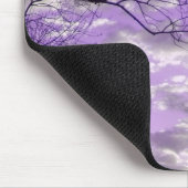 Tapis De Souris Coucher du soleil pourpre (Coin)