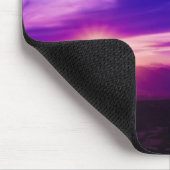 Tapis De Souris Coucher du soleil pourpre Mousepad (Coin)