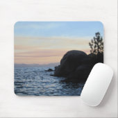 Tapis De Souris Coucher du soleil sur Tahoe (Avec souris)