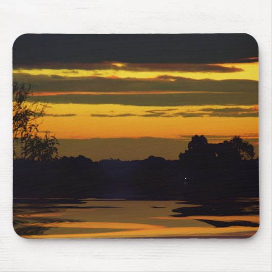 Tapis De Souris Couches d'or Sunset Mousepad (Devant)
