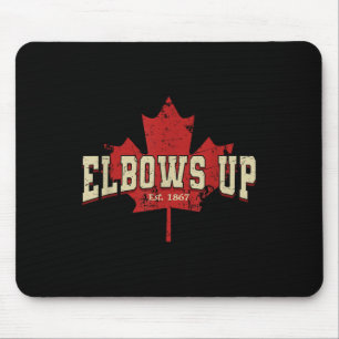 Tapis De Souris Coud Le Canada Fort Et Libre Fier Moi Canadien