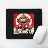 Tapis De Souris Coudes Haut Canada Taxes canadiennes Beaver B (Avec souris)