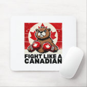 Tapis De Souris Coudes Haut Canada Taxes canadiennes Beaver B (Avec souris)