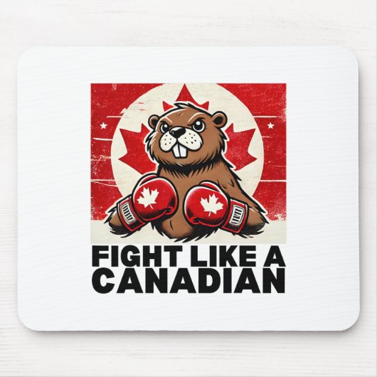 Tapis De Souris Coudes Haut Canada Taxes canadiennes Beaver B (Devant)