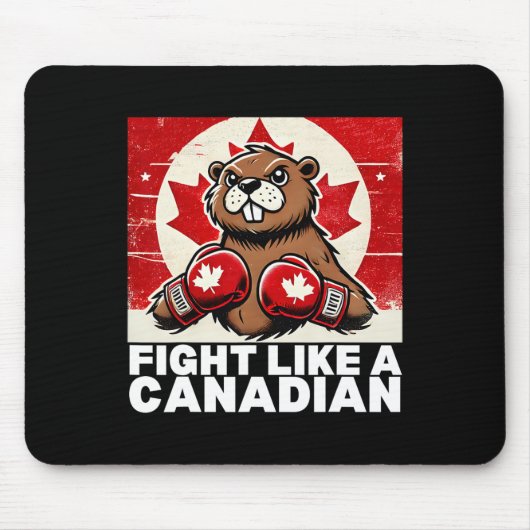 Tapis De Souris Coudes Haut Canada Taxes canadiennes Beaver B (Devant)