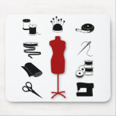 Tapis De Souris Coudre Juste (Devant)