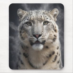 Tapis De Souris Cougar Wild Animal Élégant Dramatique Portrait Art