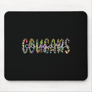 Tapis De Souris Cougars School Sports Fan Team Spirit Mascot Cadea