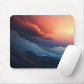Tapis De Souris Couleur Abstraite coucher de soleil (Avec souris)