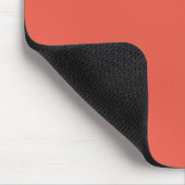 Tapis De Souris Couleur Arrière - plan - Corail (Coin)