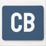 Tapis De Souris Couleur de tendance Sérieux Monogramme Bleu Mousep<br><div class="desc">Voici la couleur à la mode : Bleu Sérieux. Mousepad moderne et élégant avec monogramme à deux lettres personnalisable dans une police minimaliste. Son design simple et épuré dans une couleur solide offre un charme intemporel et classique. Découvrez nos couleurs tendance pour plus de produits dans la même couleur ou...</div>