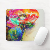 Tapis De Souris Couleur d'eau Abstraite colorée et rétro (Avec souris)