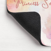 Tapis De Souris Couleur d'eau rose pâle sur mesure Princess Castle (Coin)