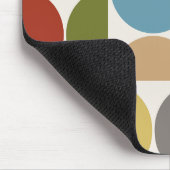 Tapis De Souris Couleur des demi-cycles MCM sur crème (Coin)