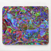 Tapis De Souris Couleur exubérant Abstrait (Devant)