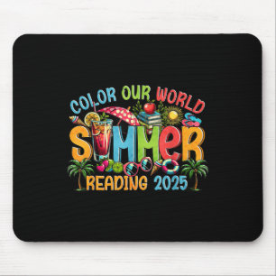 Tapis De Souris Couleur Notre Monde Été 2025 Programme de Lecture