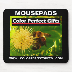 Tapis De Souris Couleur Perfect Cadeaux Publicité Bumblebee Nectar