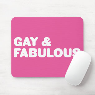 Tapis De Souris Couleur personnalisable de déclaration rose gaie