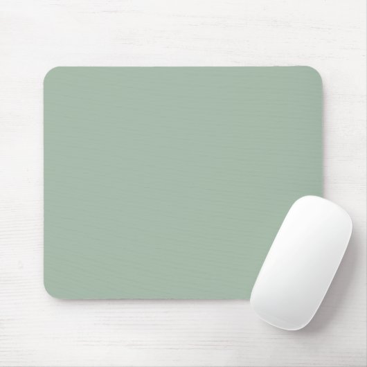 Tapis De Souris Couleur solide Sage Mist vert clair (Avec souris)