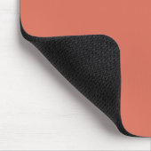 Tapis De Souris Couleur solide terre cuite marron (Coin)