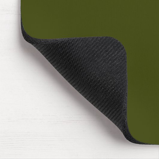 Tapis De Souris Couleur solide vert olive foncé (Coin)