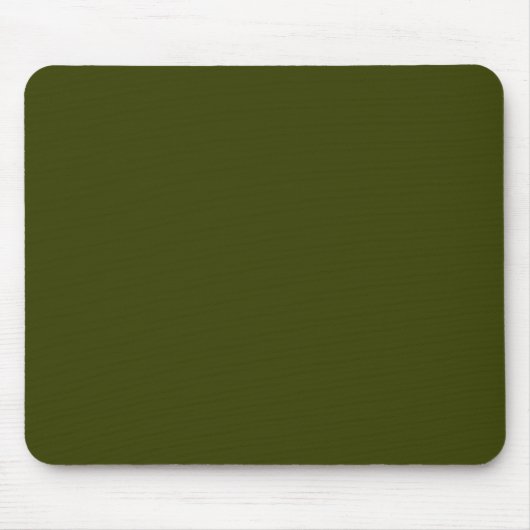 Tapis De Souris Couleur solide vert olive foncé (Devant)